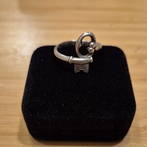 Avon Sterling Silver Ring with Key Design